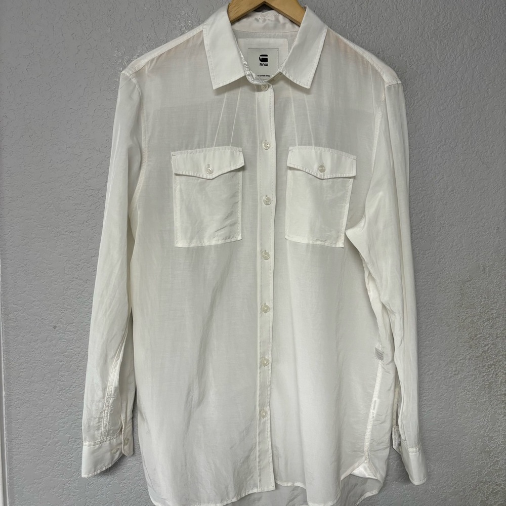 G-Star Classic White Button Down Shirt